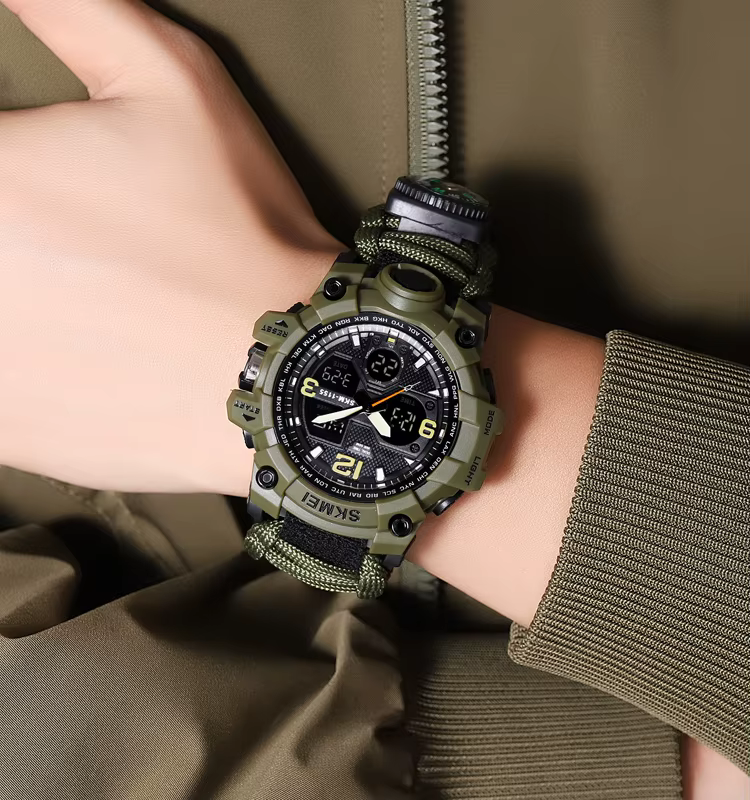 Skmei Verde Militar 1155 Táctico - Imagen 4